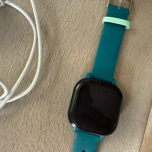 Teal Gizmo Smartwatch with Black Face